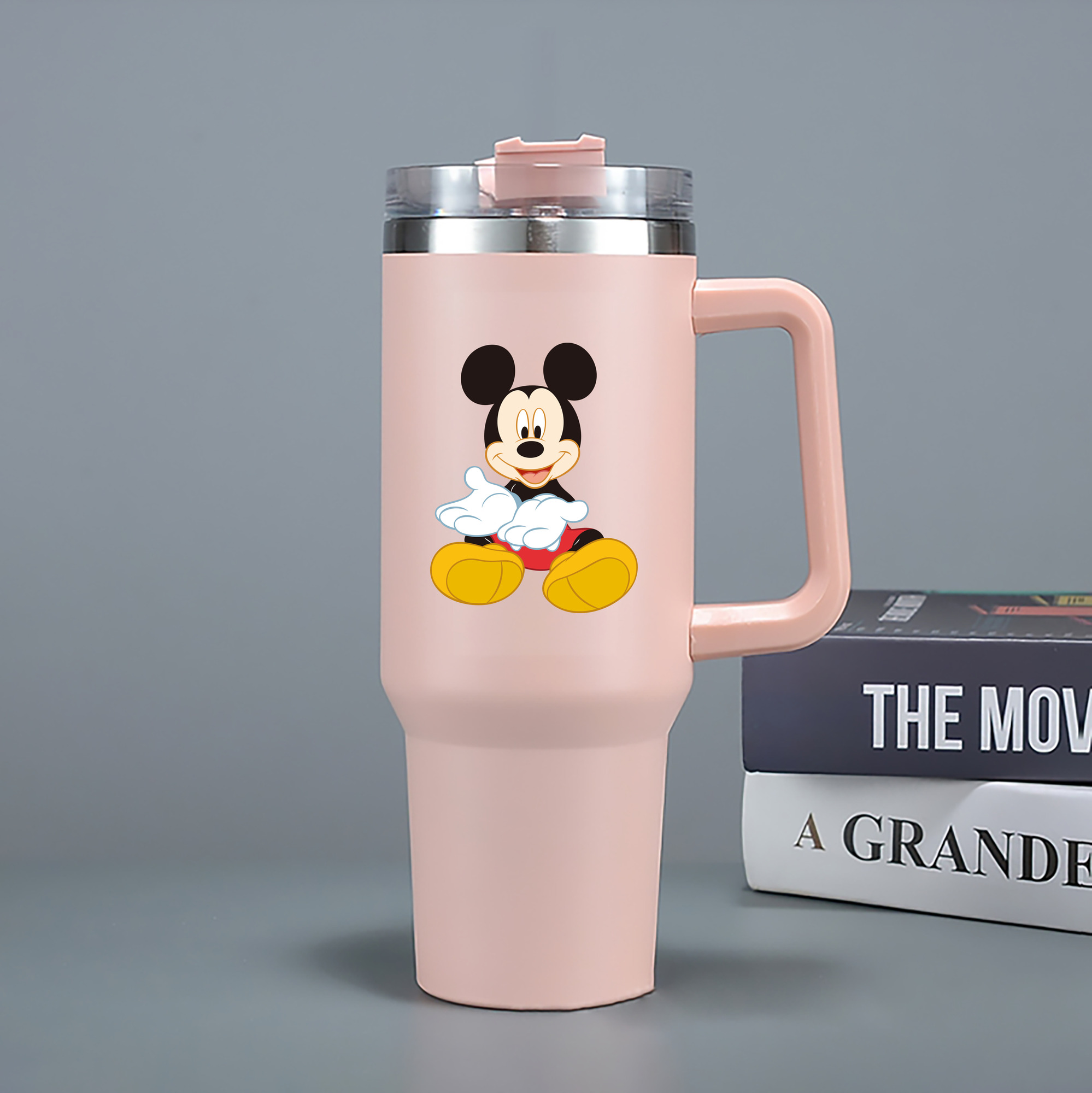 （画像用） ミッキーマウス Mickey Mouse 1200mL車用タンブラー（カラープリント）